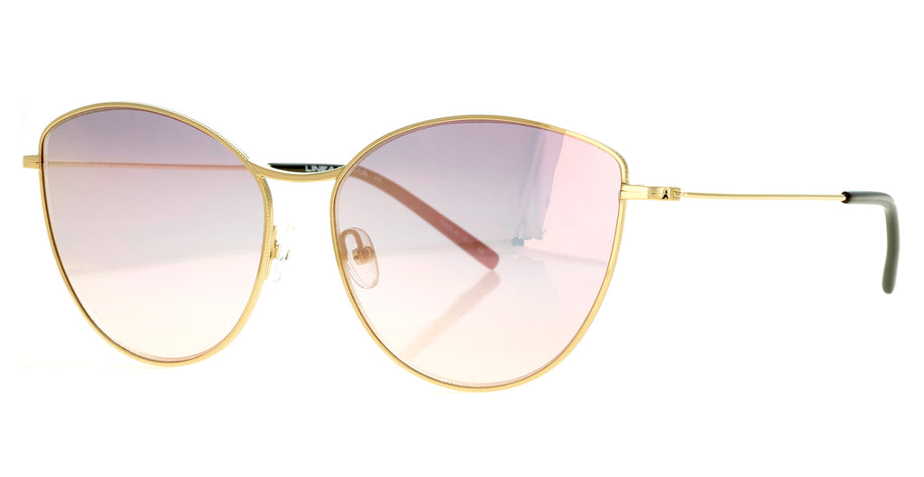 Linea Roma LR3699 C4 Mirrored Cat Eye Women Sunglasses