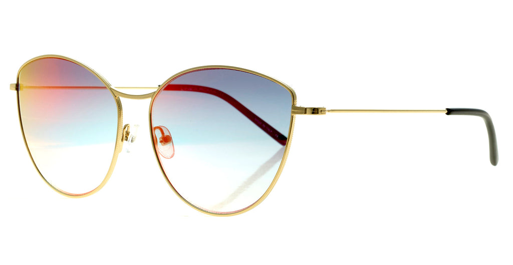 Linea Roma LR3699 C3 Mirrored Cat Eye Women Sunglasses